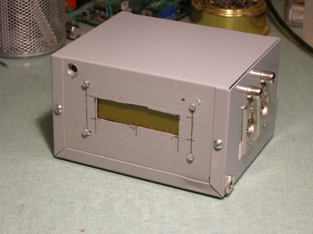 Photo of prototype IR remote volume control